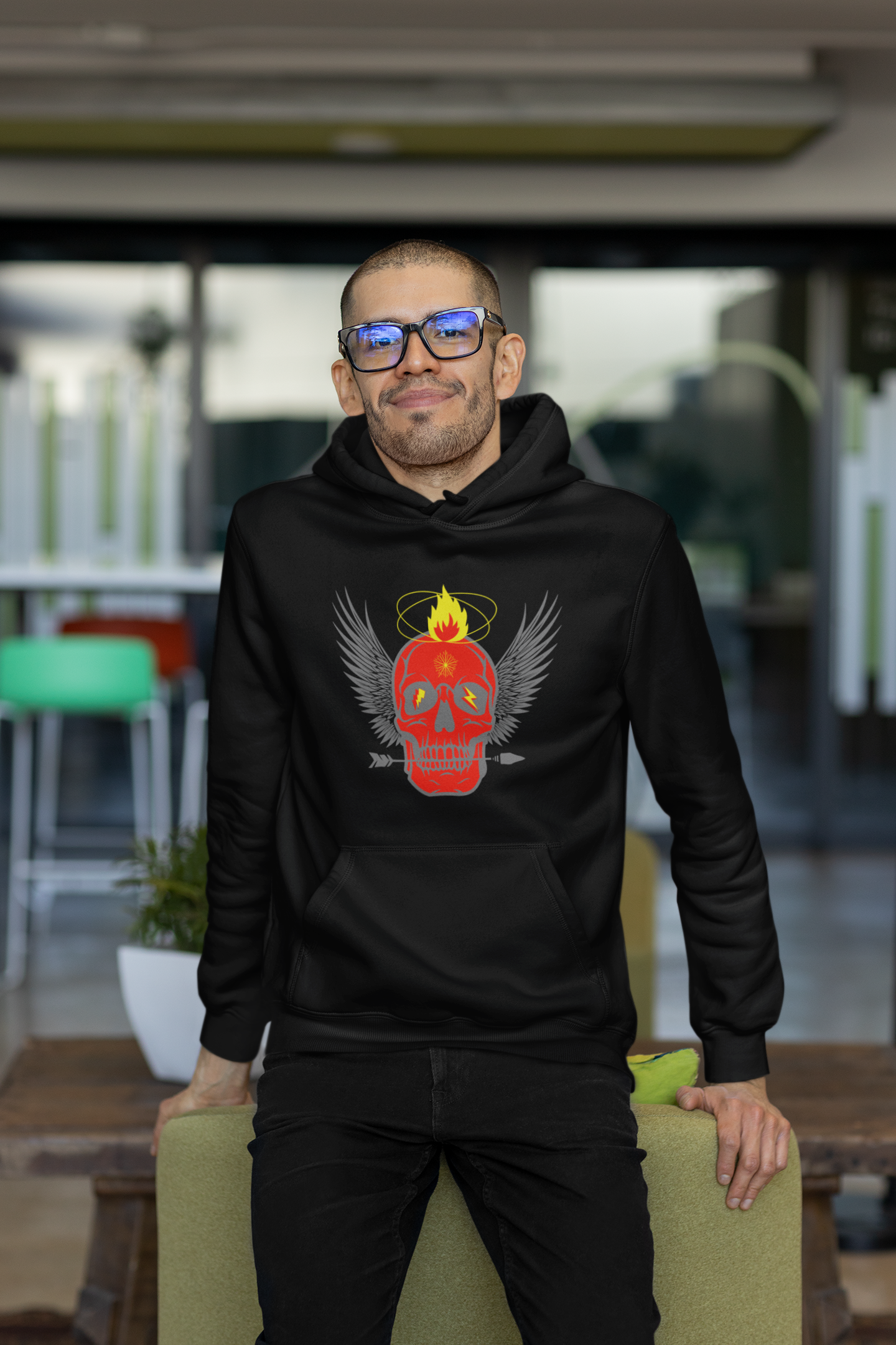 Skull Rebel Hoodie