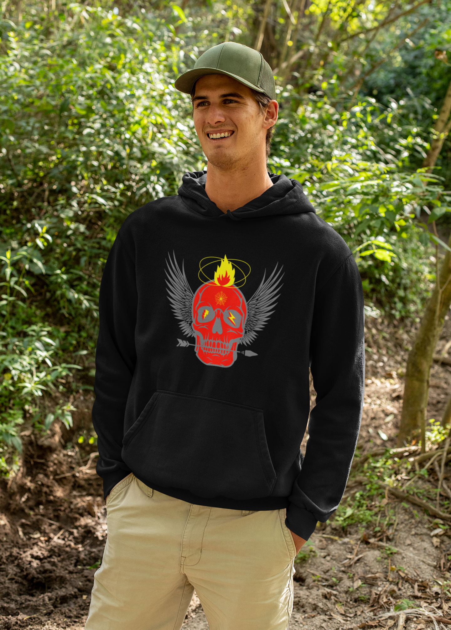 Skull Rebel Hoodie