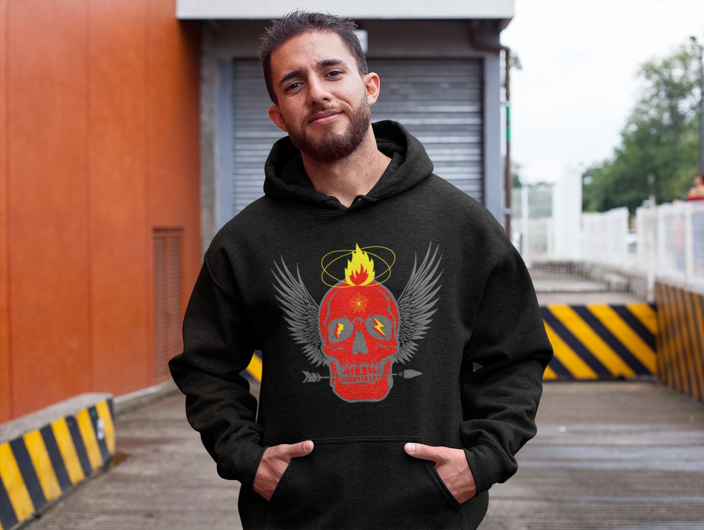 Skull Rebel Hoodie