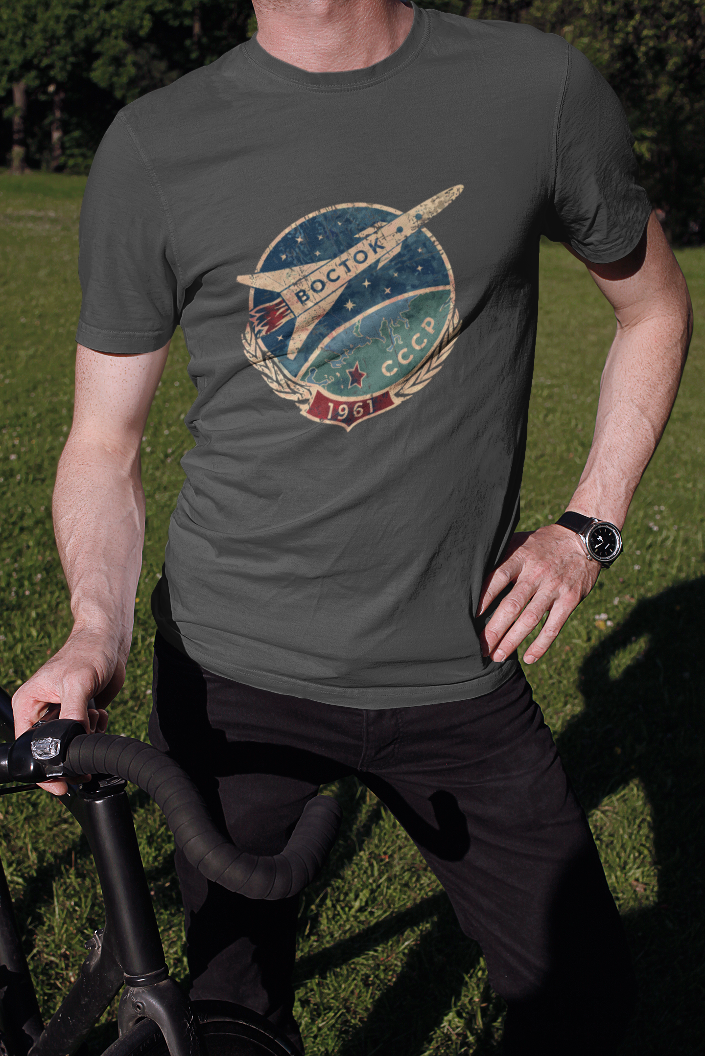 Vostok Spacecraft Retro T-Shirt