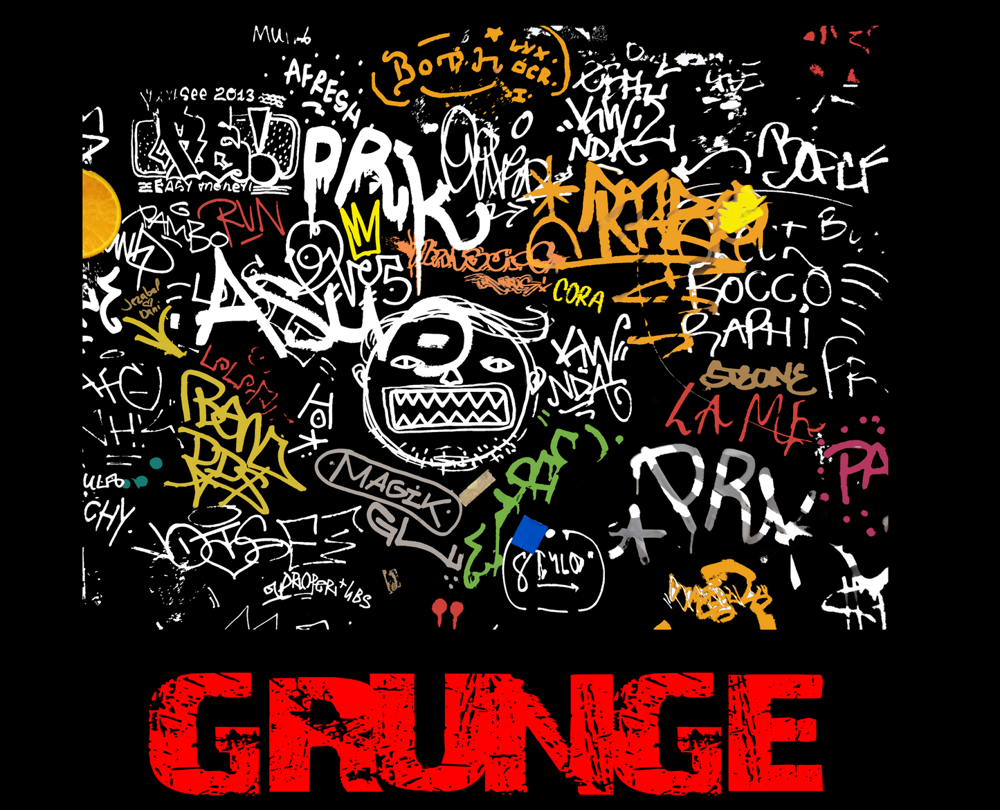 "GRUNGE" Street Art T-Shirt