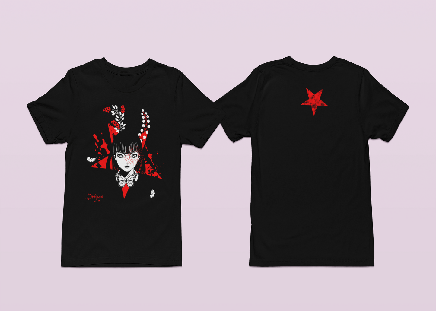 "Red Star Girl"  T-Shirt