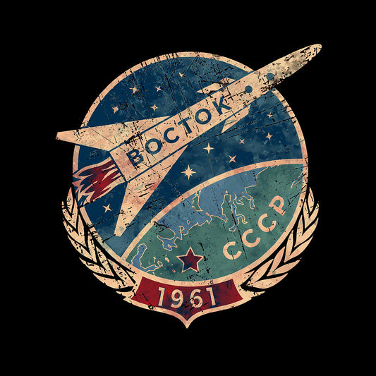 Vostok Spacecraft Retro T-Shirt