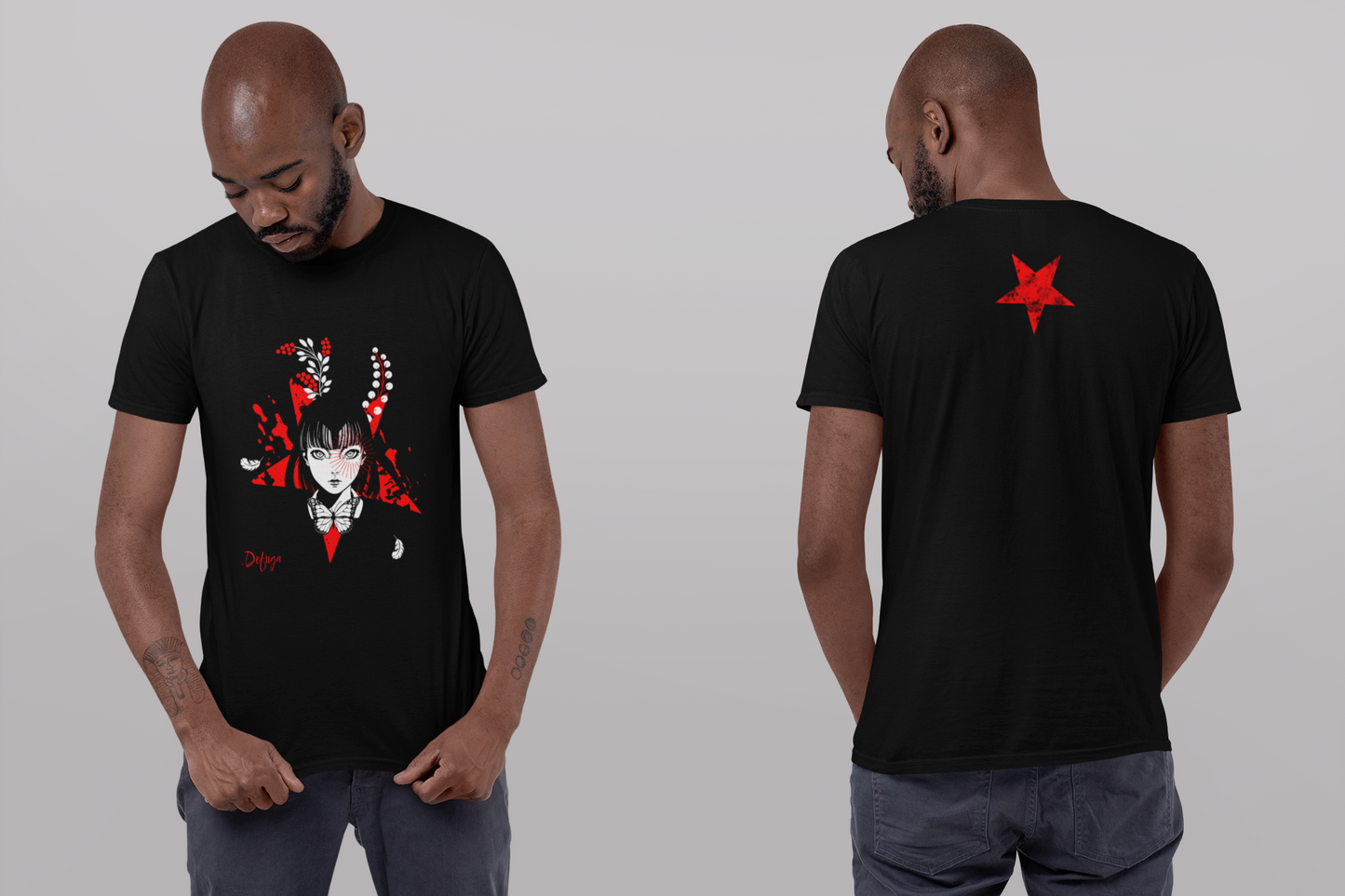 "Red Star Girl"  T-Shirt