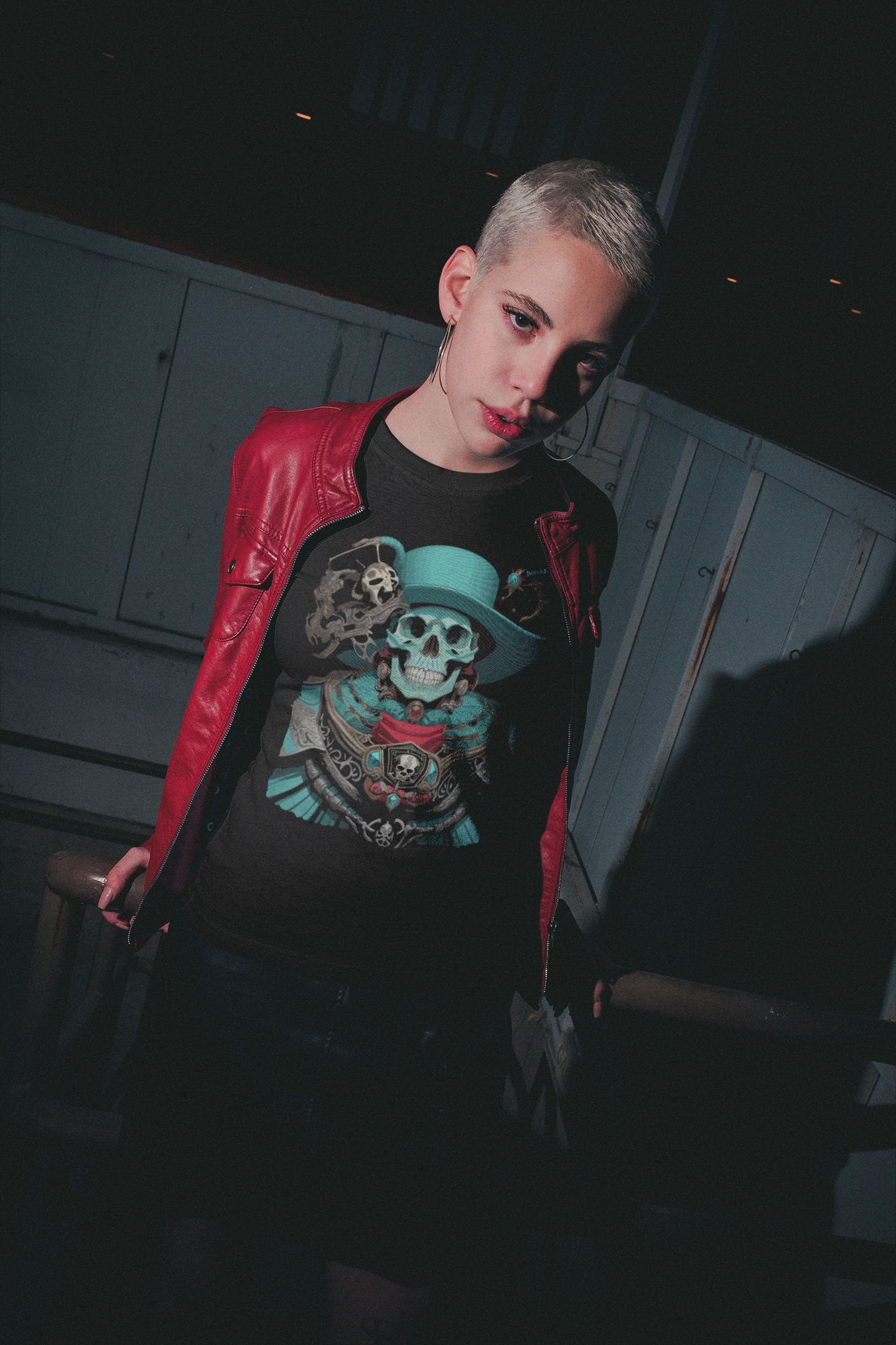 "Barock Skull Turquoise" T-shirt