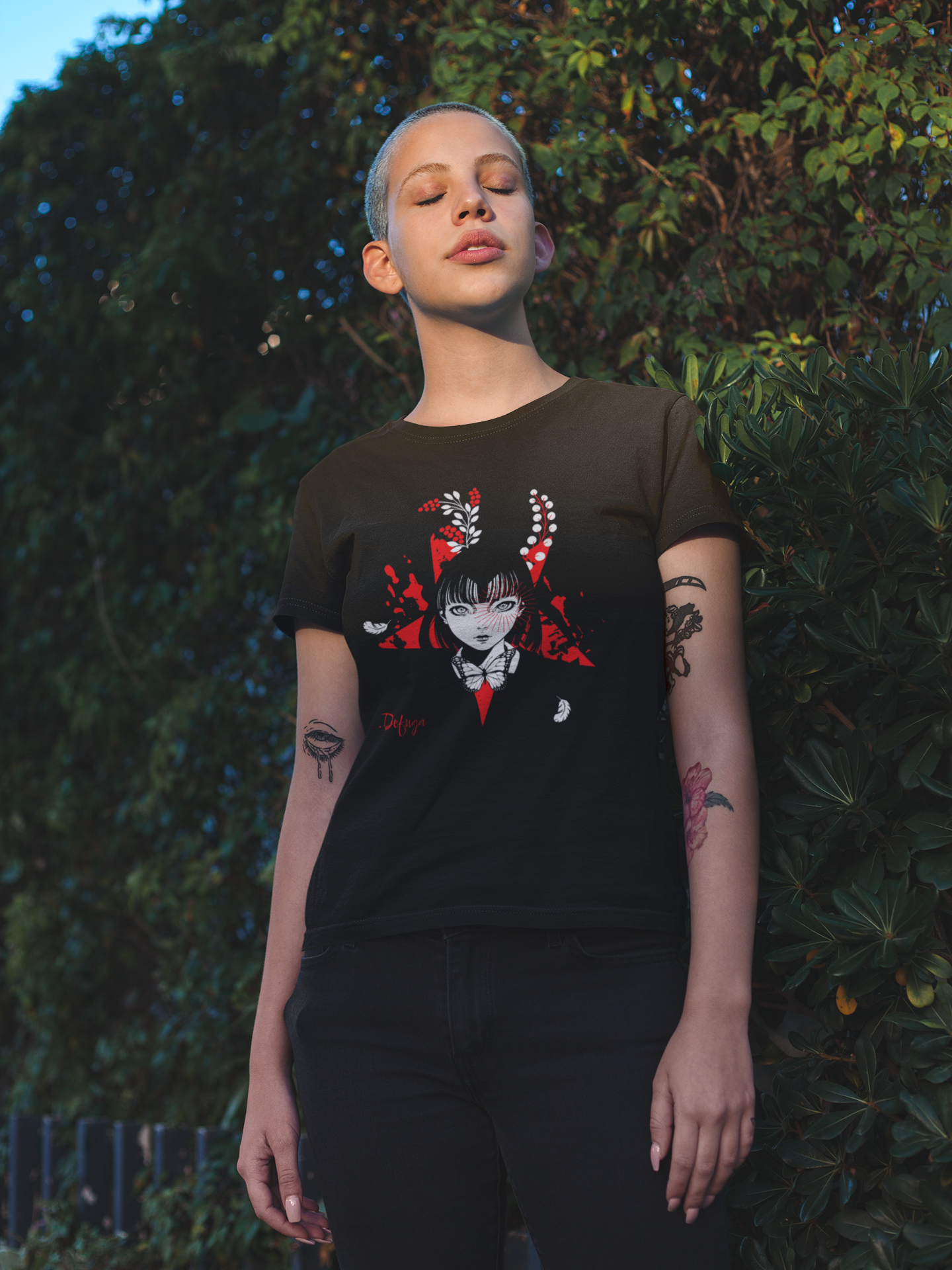 "Red Star Girl"  T-Shirt