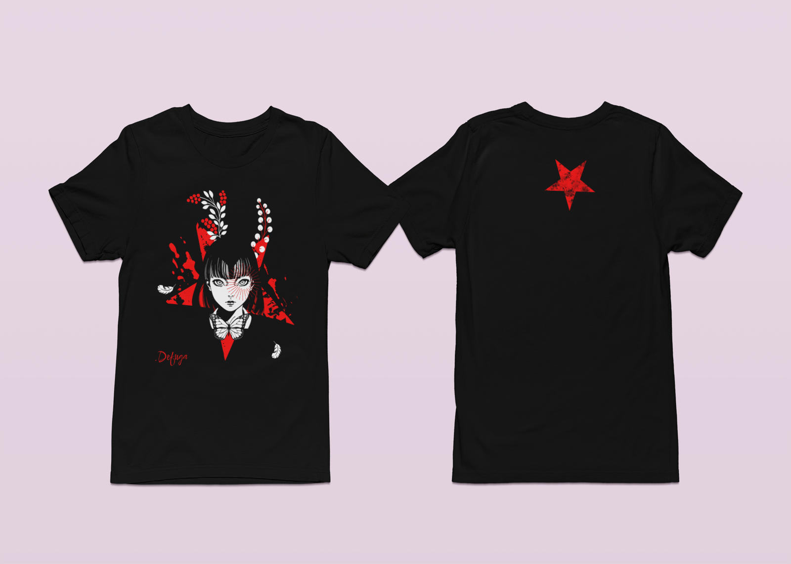 "Red Star Girl" T-Shirt - Image 2