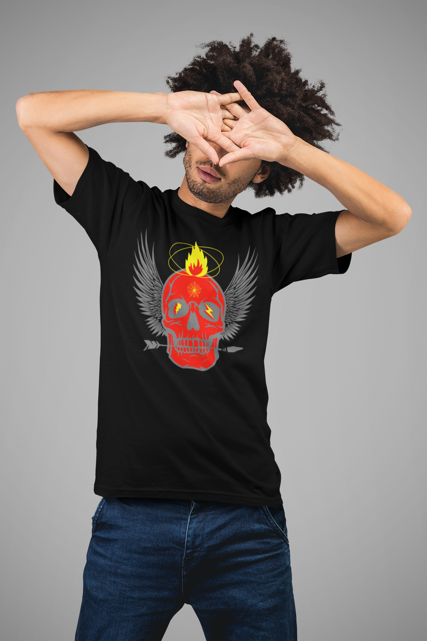 Skull Rebel T-shirt - Image 3