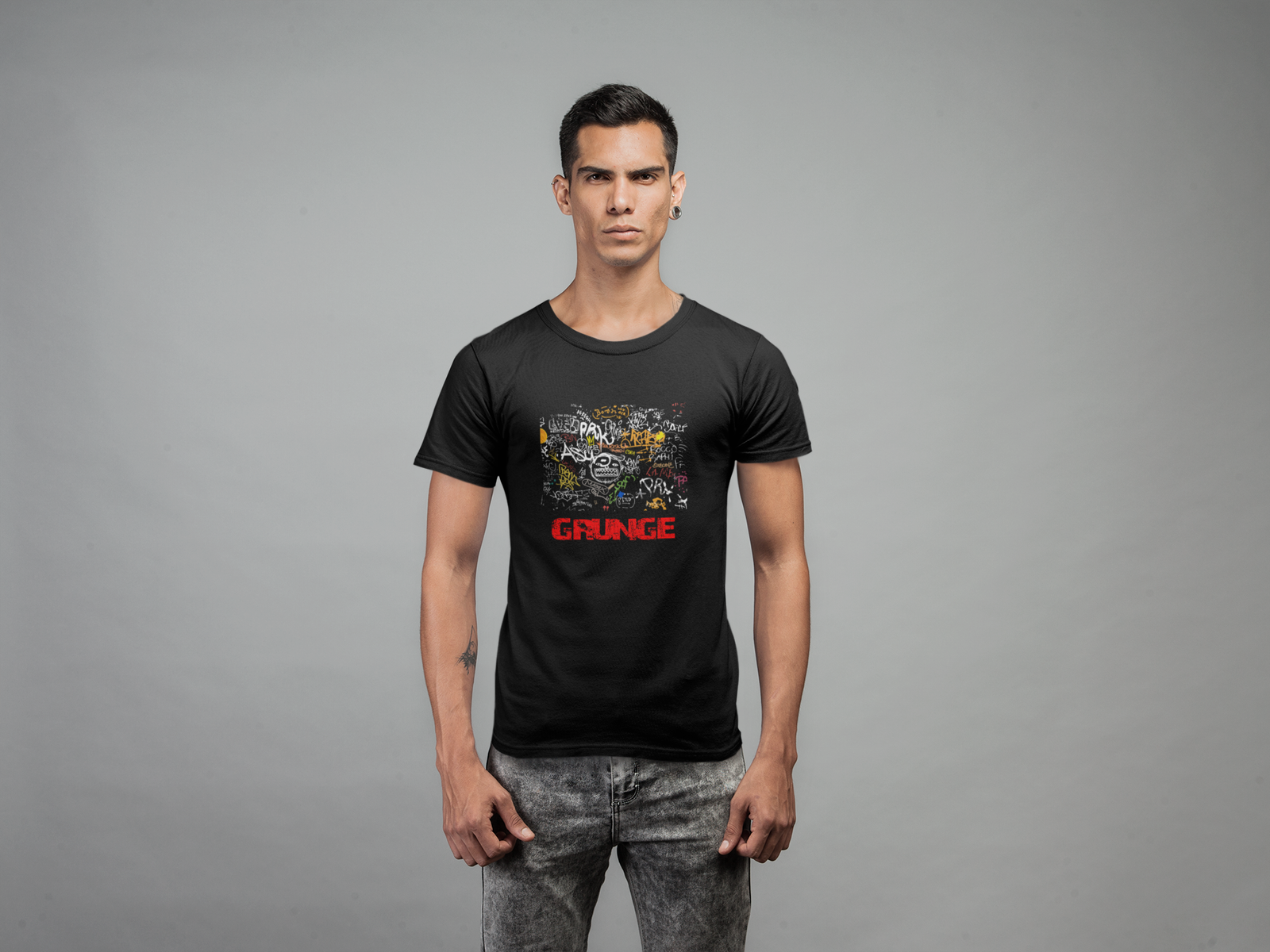 "GRUNGE" Street Art T-Shirt - Image 9