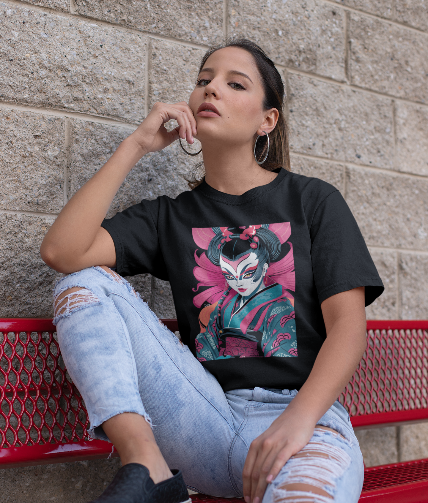 "Geisha I " T-Shirt - Image 2