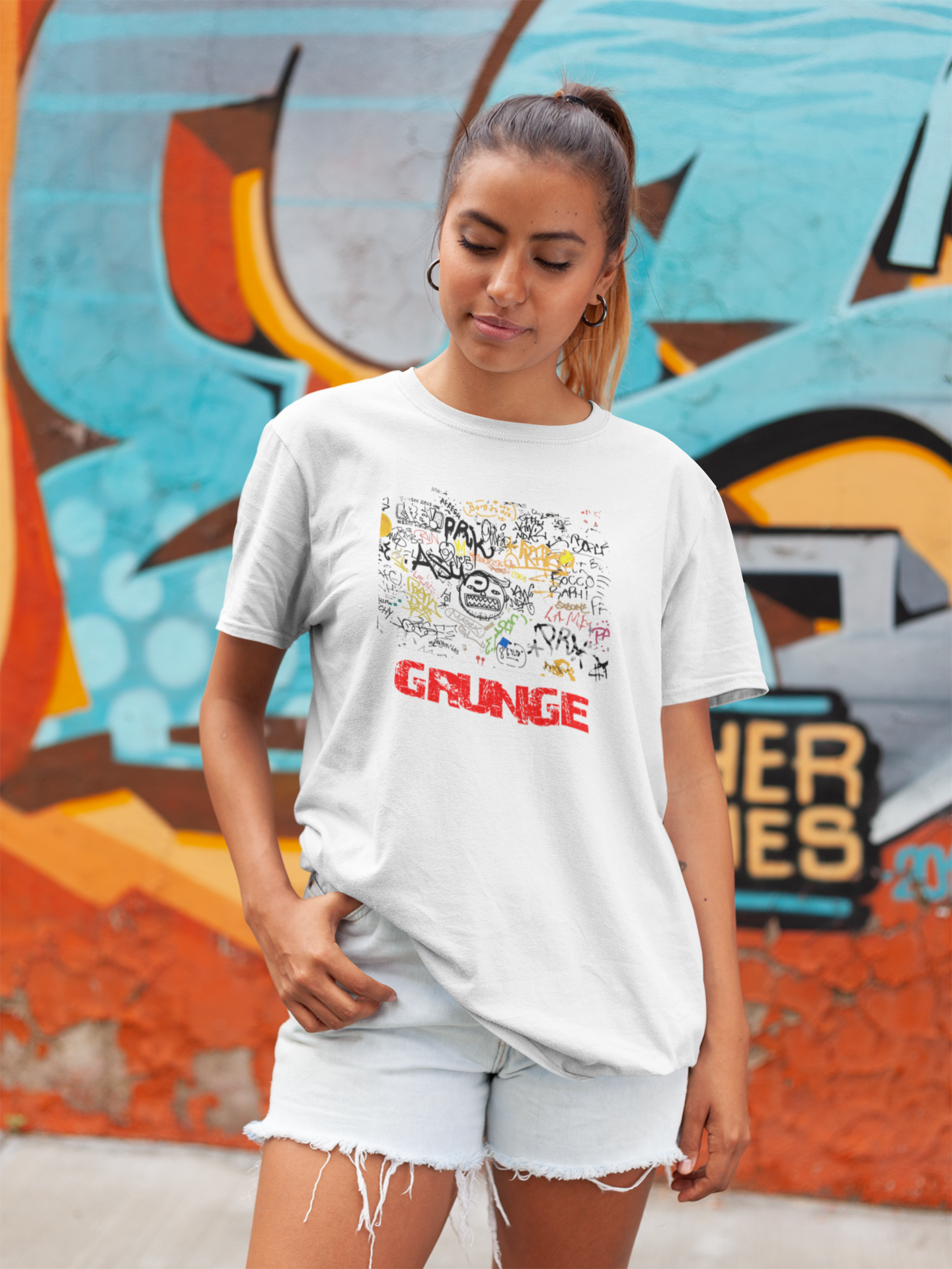 "GRUNGE" Street Art T-Shirt - Image 8