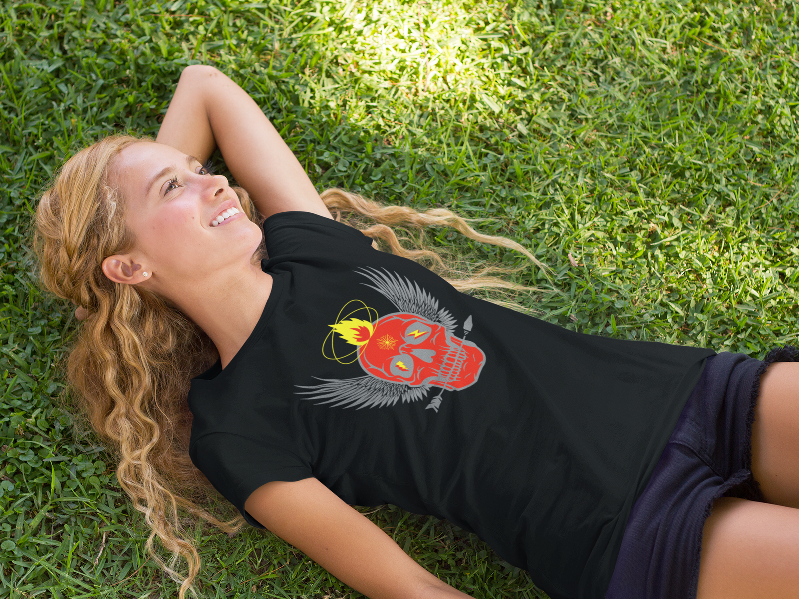 Skull Rebel T-shirt - Image 5