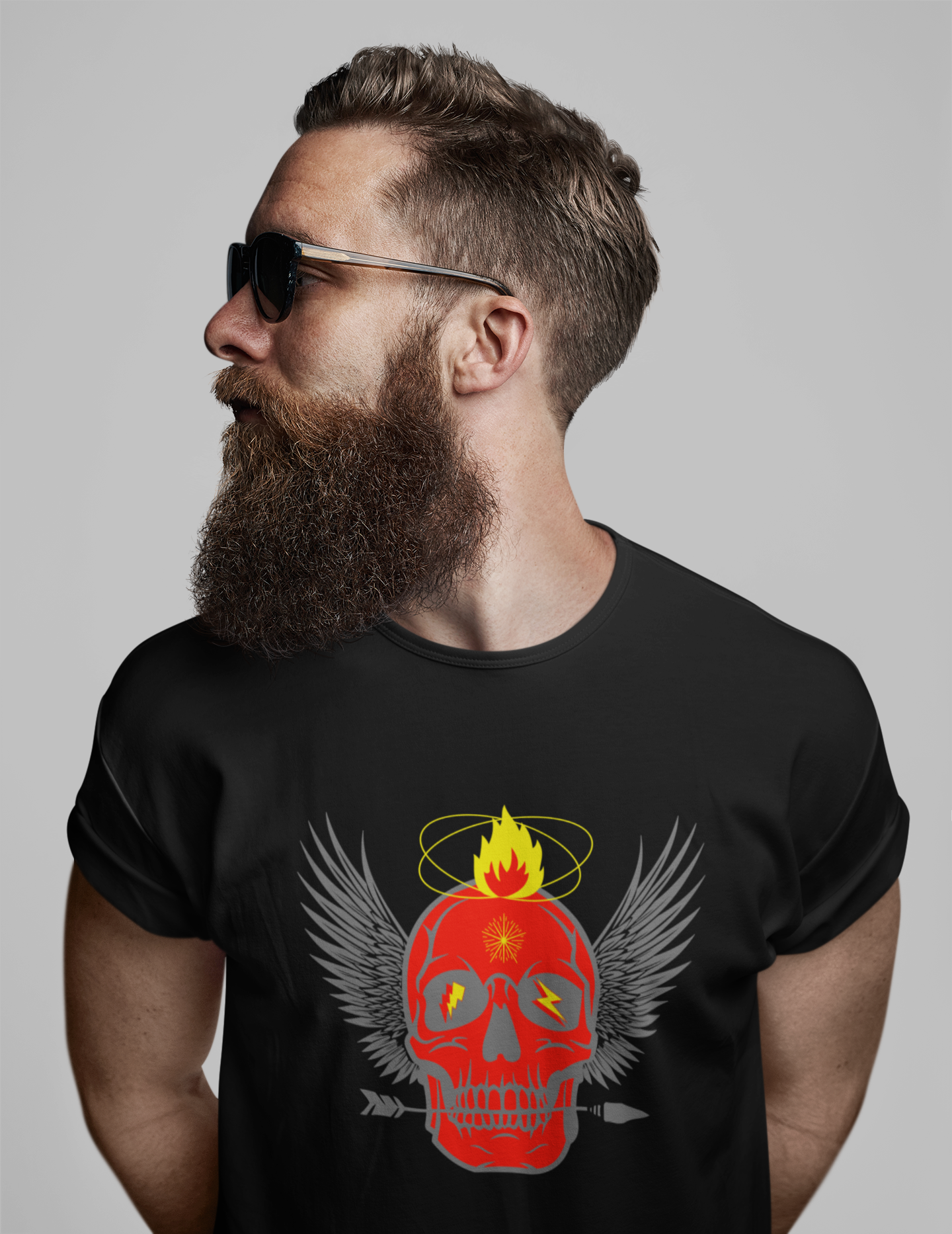 Skull Rebel T-shirt - Image 8