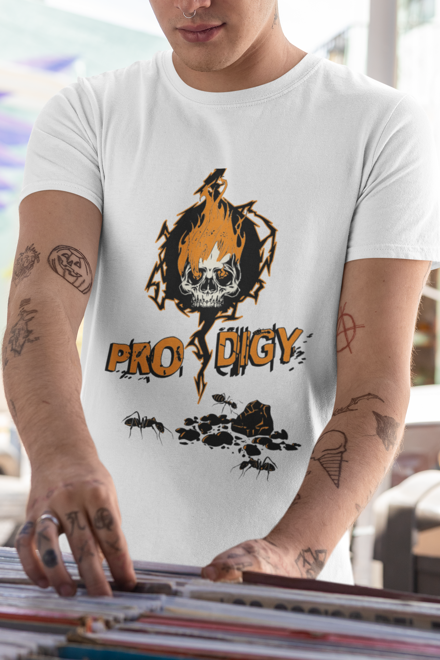 Prodigy Skull T-shirt - Image 3