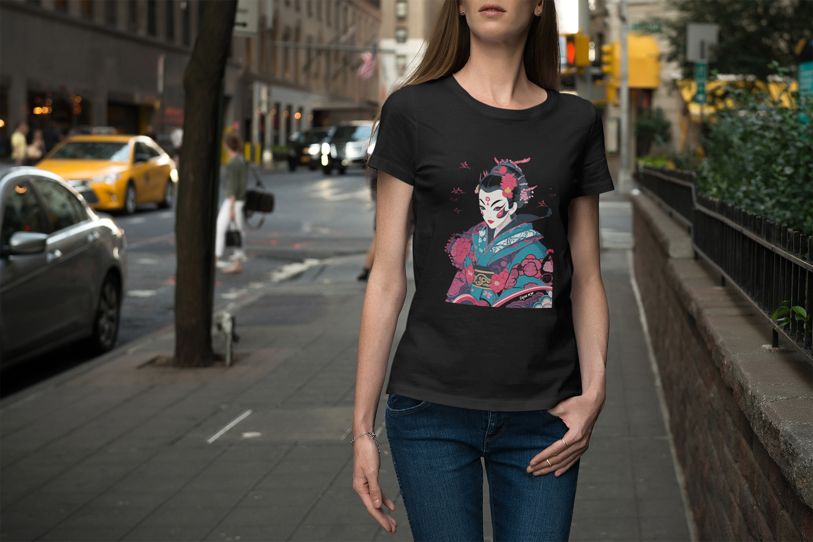 "Geisha II " T-Shirt - Image 5