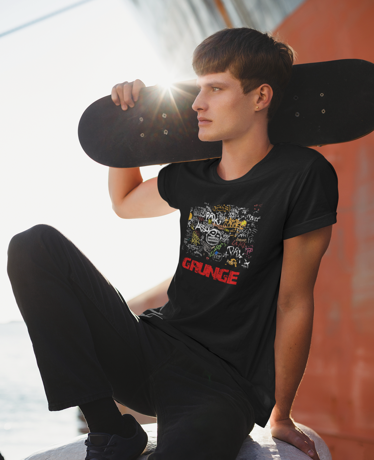"GRUNGE" Street Art T-Shirt - Image 6