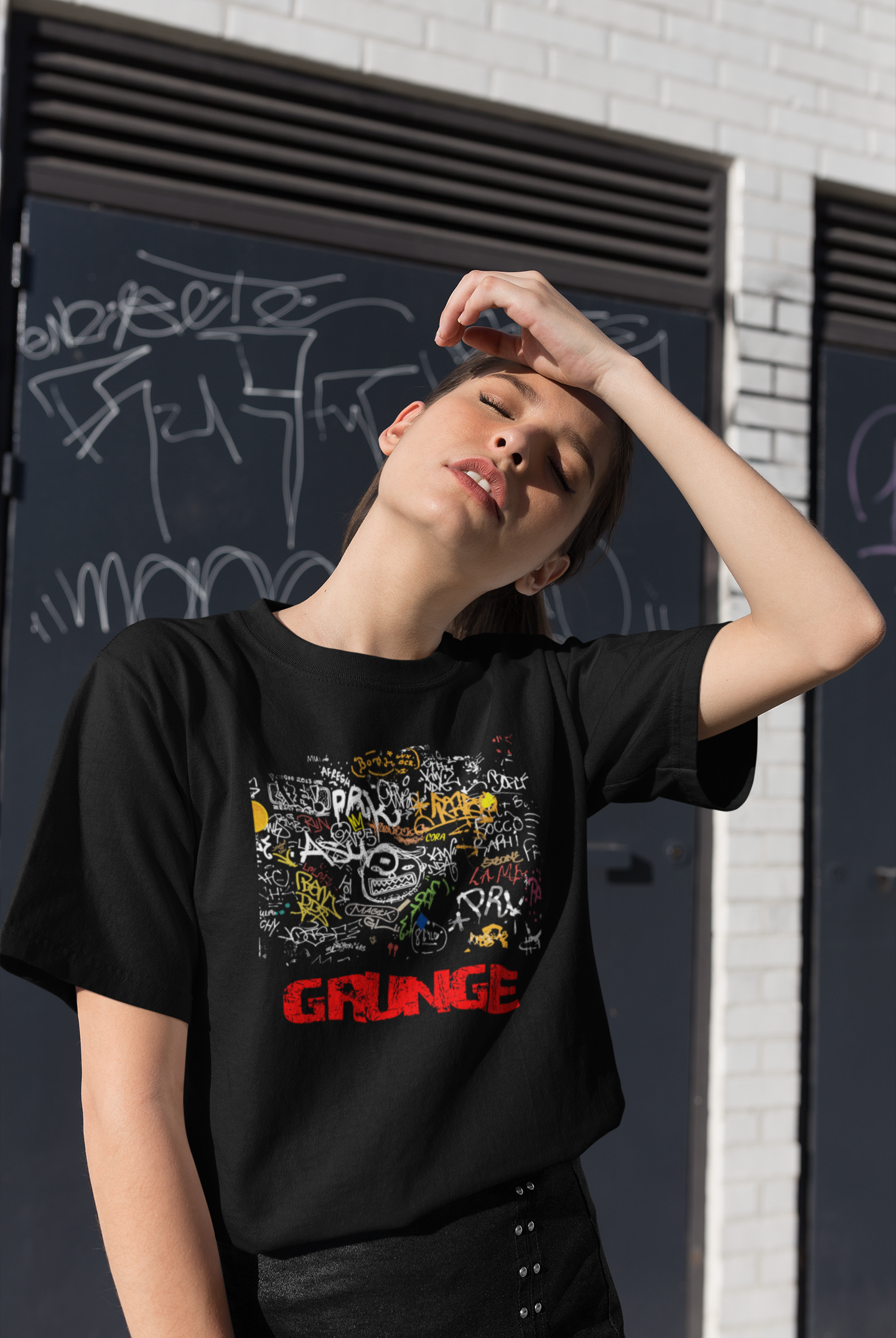 "GRUNGE" Street Art T-Shirt - Image 3