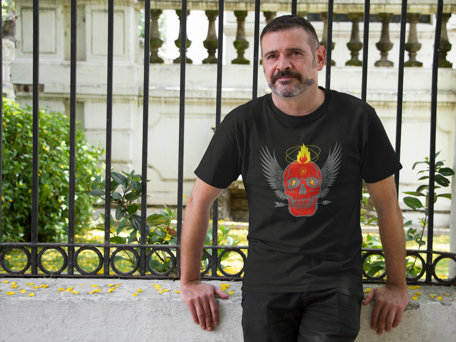 Skull Rebel T-shirt - Image 6