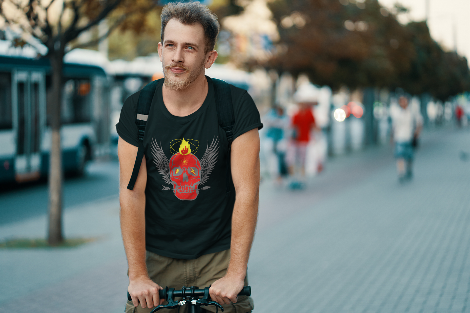 Skull Rebel T-shirt - Image 7