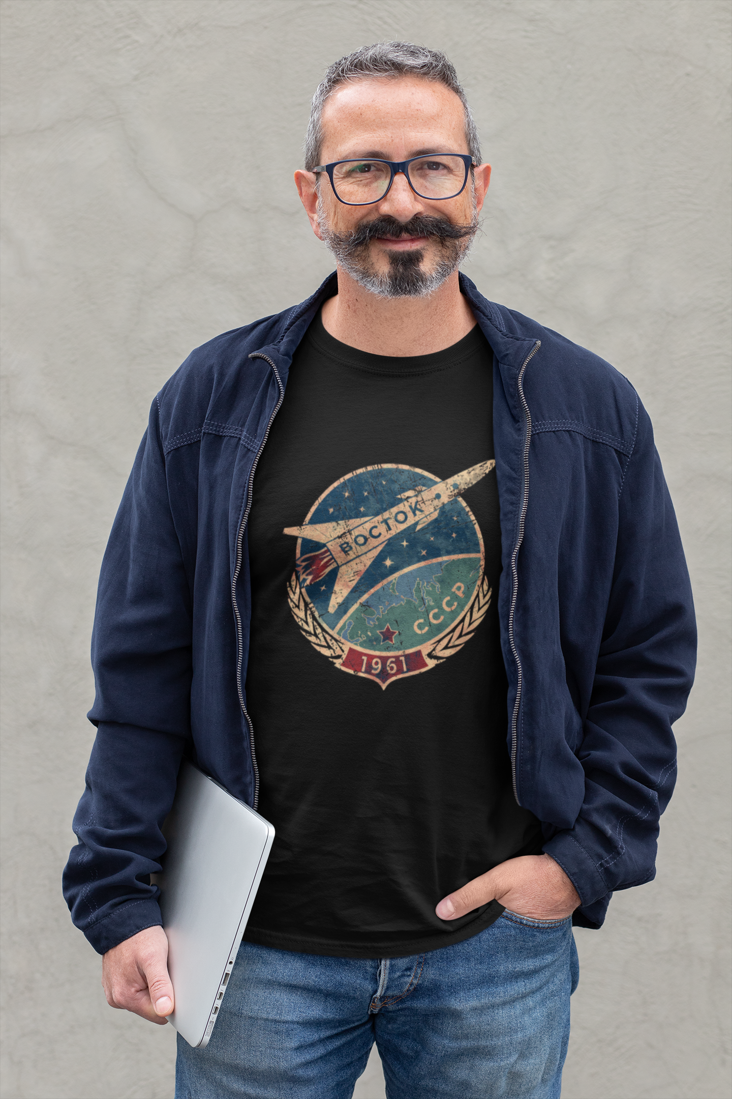 Vostok Spacecraft Retro T-Shirt - Image 6