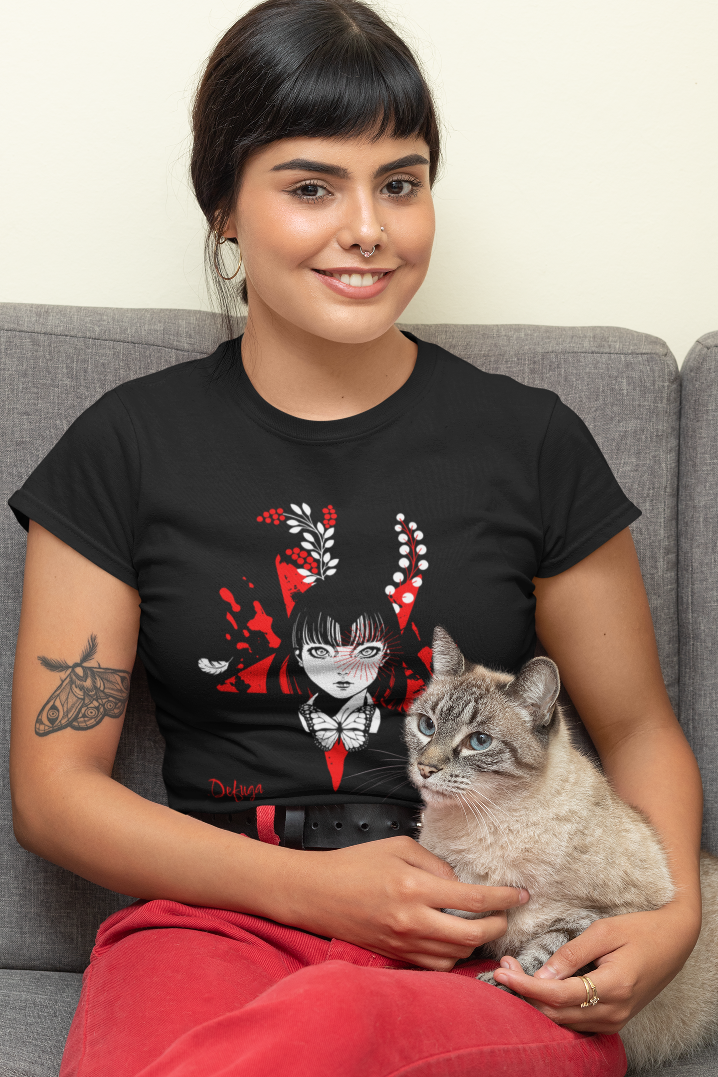 "Red Star Girl" T-Shirt - Image 7