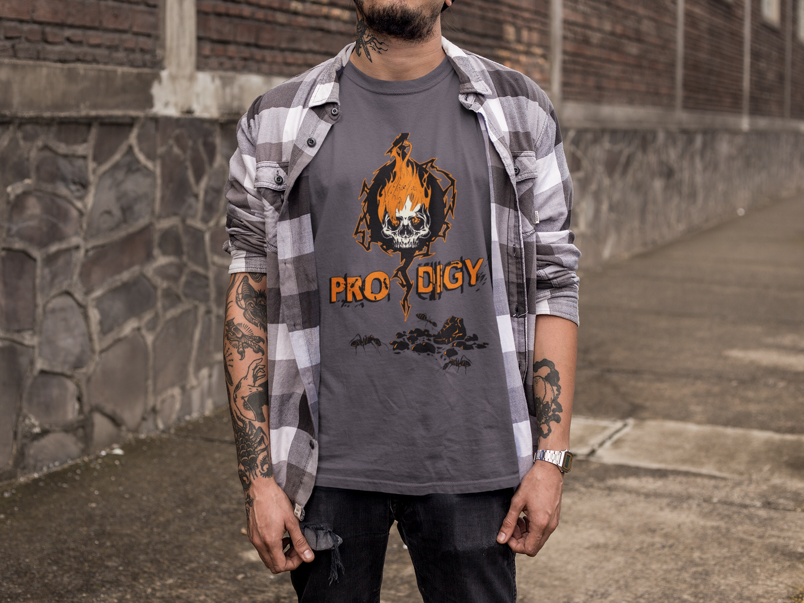 Prodigy Skull T-shirt - Image 7