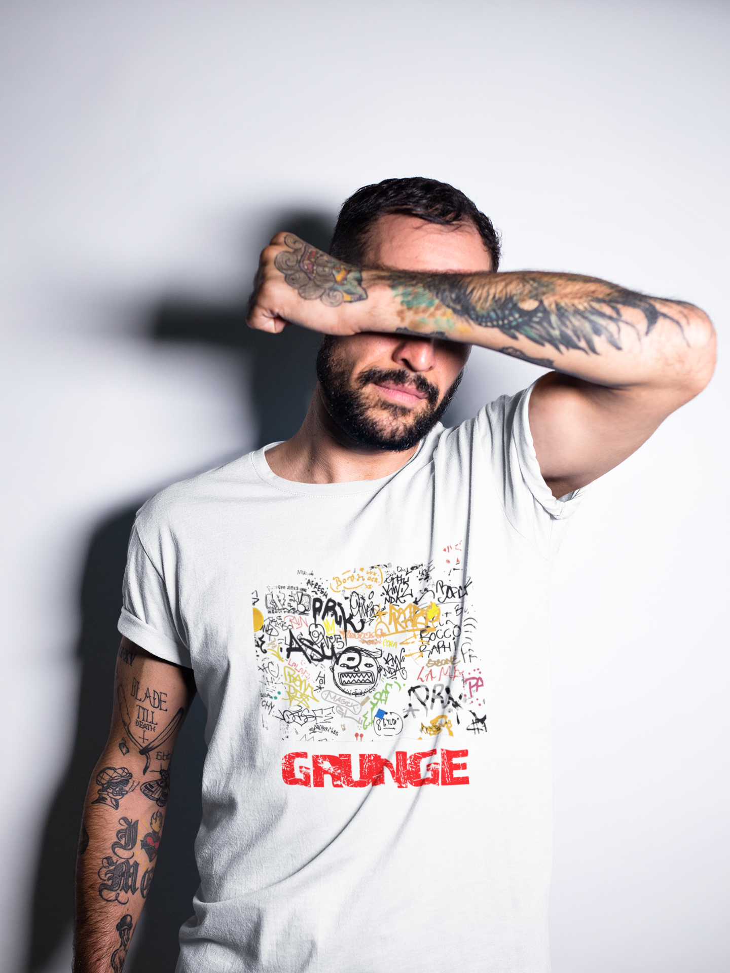 "GRUNGE" Street Art T-Shirt - Image 7