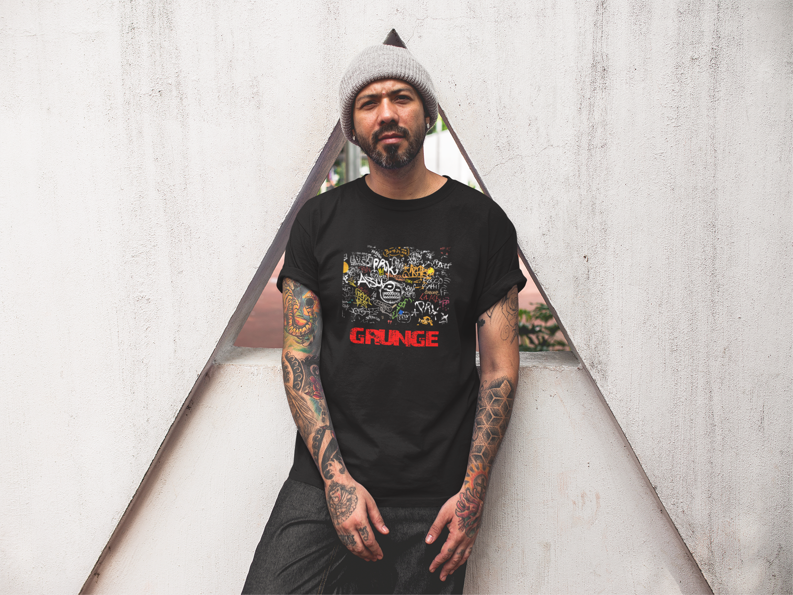 "GRUNGE" Street Art T-Shirt