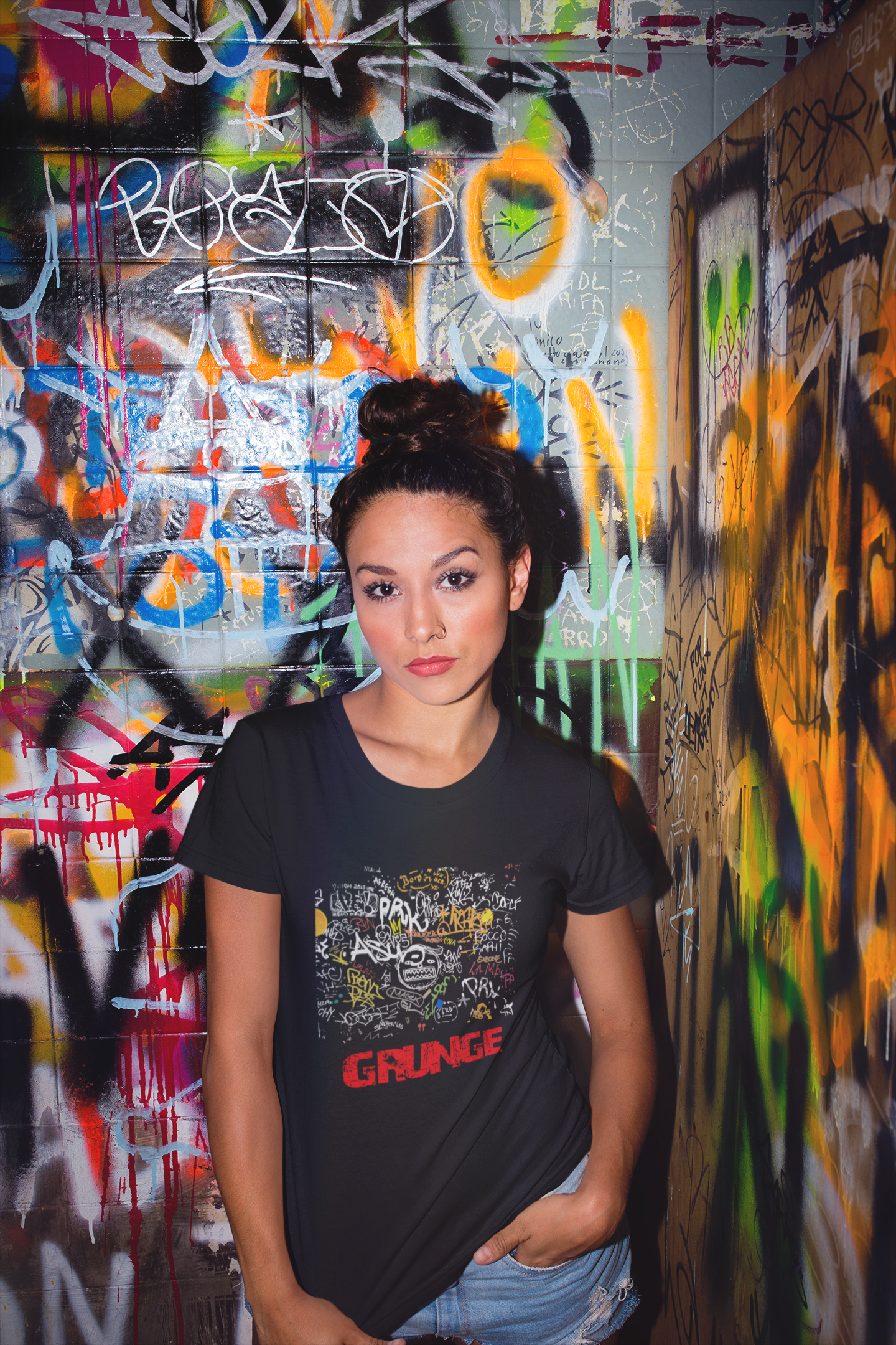 "GRUNGE" Street Art T-Shirt - Image 4